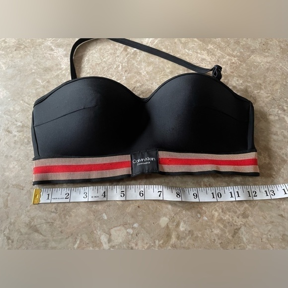 Calvin Klein black padded bikini top Small NWOT - Picture 5 of 5